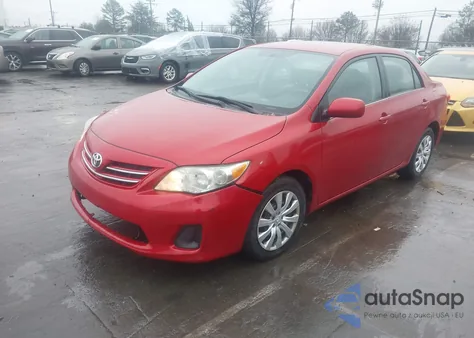 2013 Toyota Corolla Le from USA, damaged, VIN 5YFBU4EE8DP200483